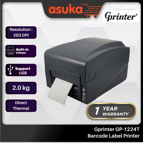 Gprinter GP-1224T Barcode Label/Airwaybill Printer