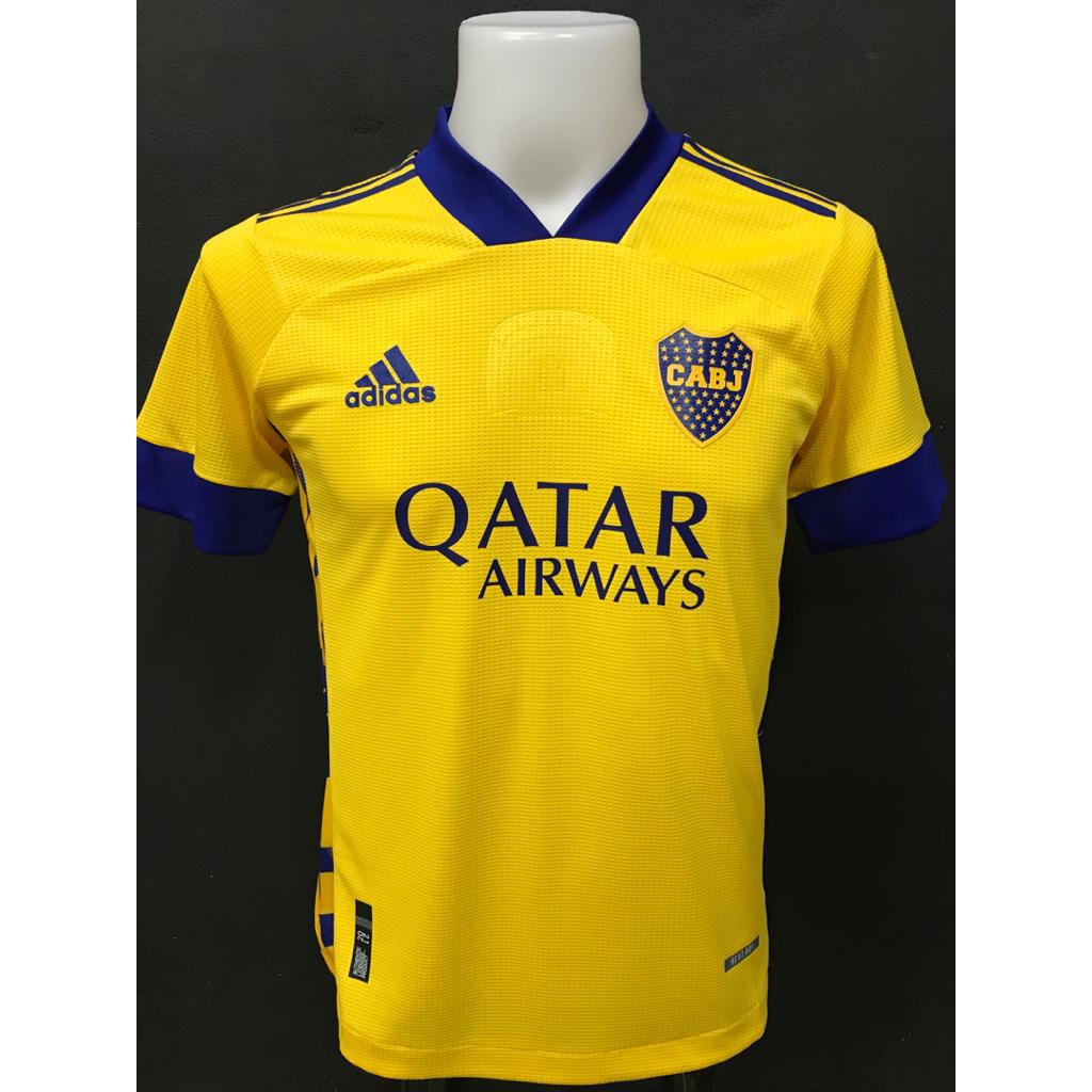 Men's adidas Yellow Boca Juniors 2022 Replica AEROREADY Third Jersey