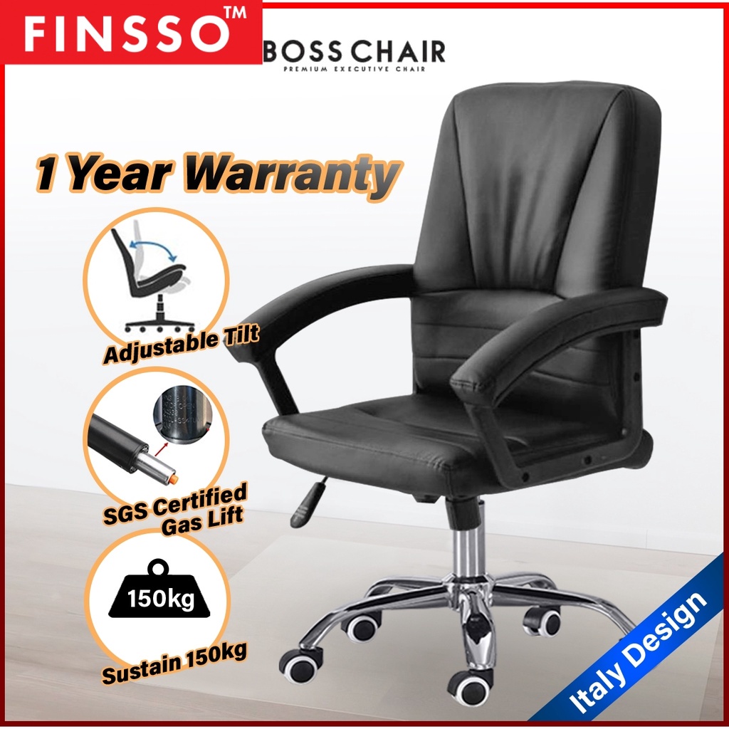 FINSSO: PU Leather Office Chair MODEL 252 Executive Director chair