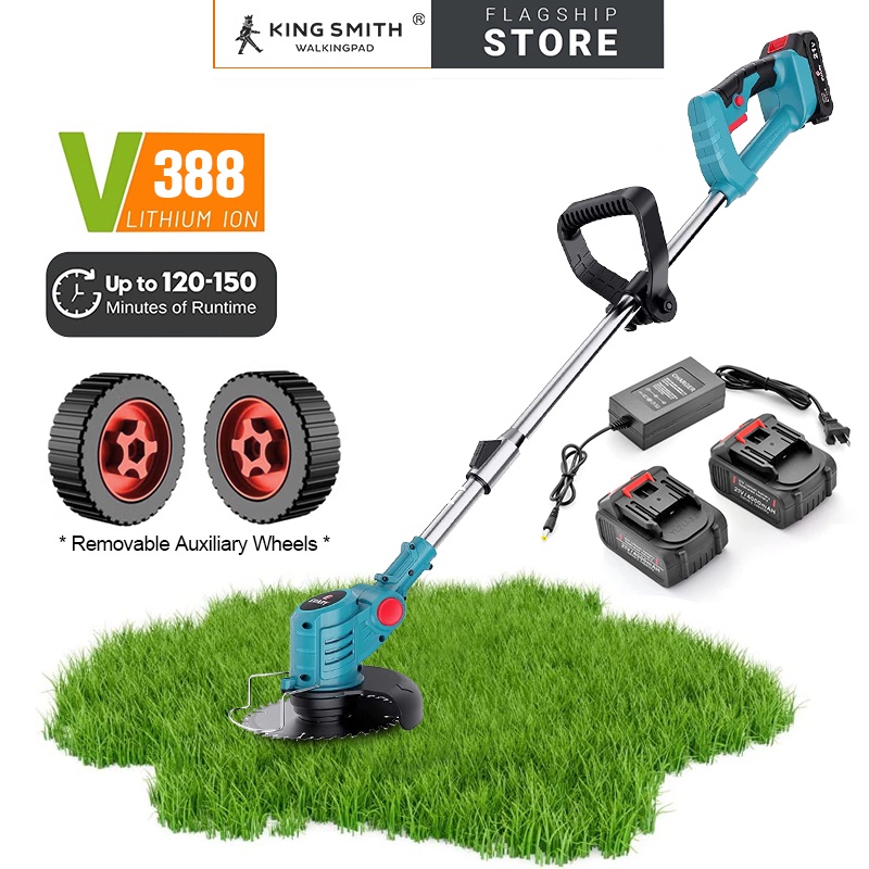 388V Cordless Grass Cutter Machine Lightweight Grass Trimmer Electric