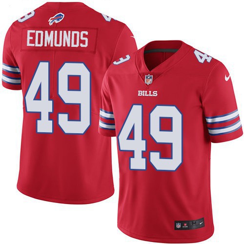 Nike Men's Buffalo Bills Tremaine Edmunds #49 Legend Blue T-Shirt