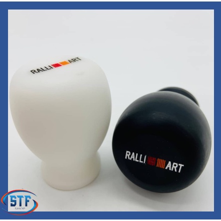 Ralli Art Design Gear Shift Knob (White/Black )