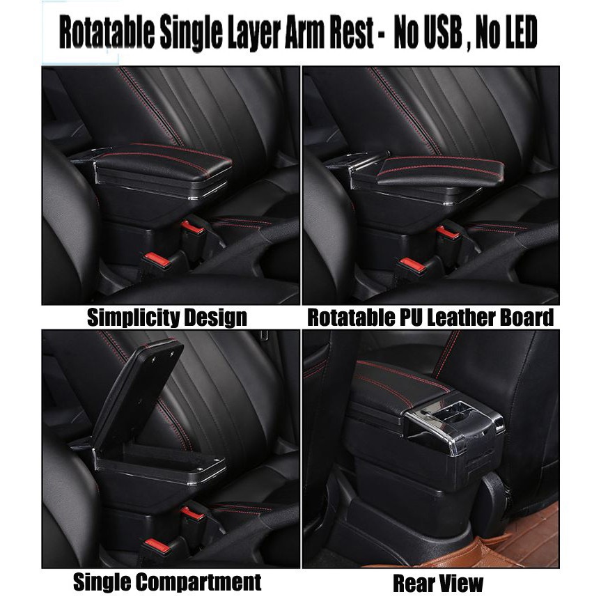 Proton New Saga Vvt Arm Rest Armrest Console Box Custom Fit Double Layer 7 Usb Port Adjustable Cup Holder Compartment Shopee Malaysia