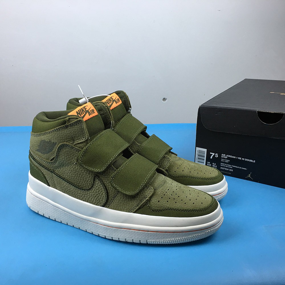 jordan 1 double strap olive