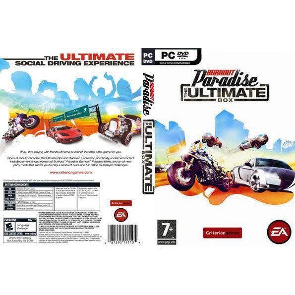 Burnout Paradise The Ultimate Box Offline Pc Games With Cd Shopee Malaysia