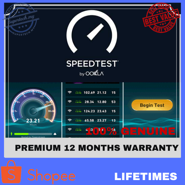 [LIFETIME] Speedtest by Ookla Premium Shopee Malaysia