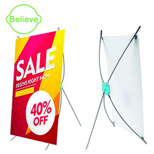 A4 Economy Benefits Mini X Banner Advertising Display Poster Stand