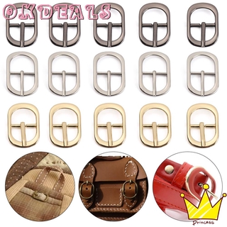 10pcs Metal Leather Bag Shoe Shoulder Strap Belt Adjust Roller Pin Buckle Snap 
