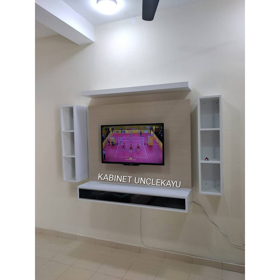  TV  cabinet  wall mount modern floating kabinet tv moden  