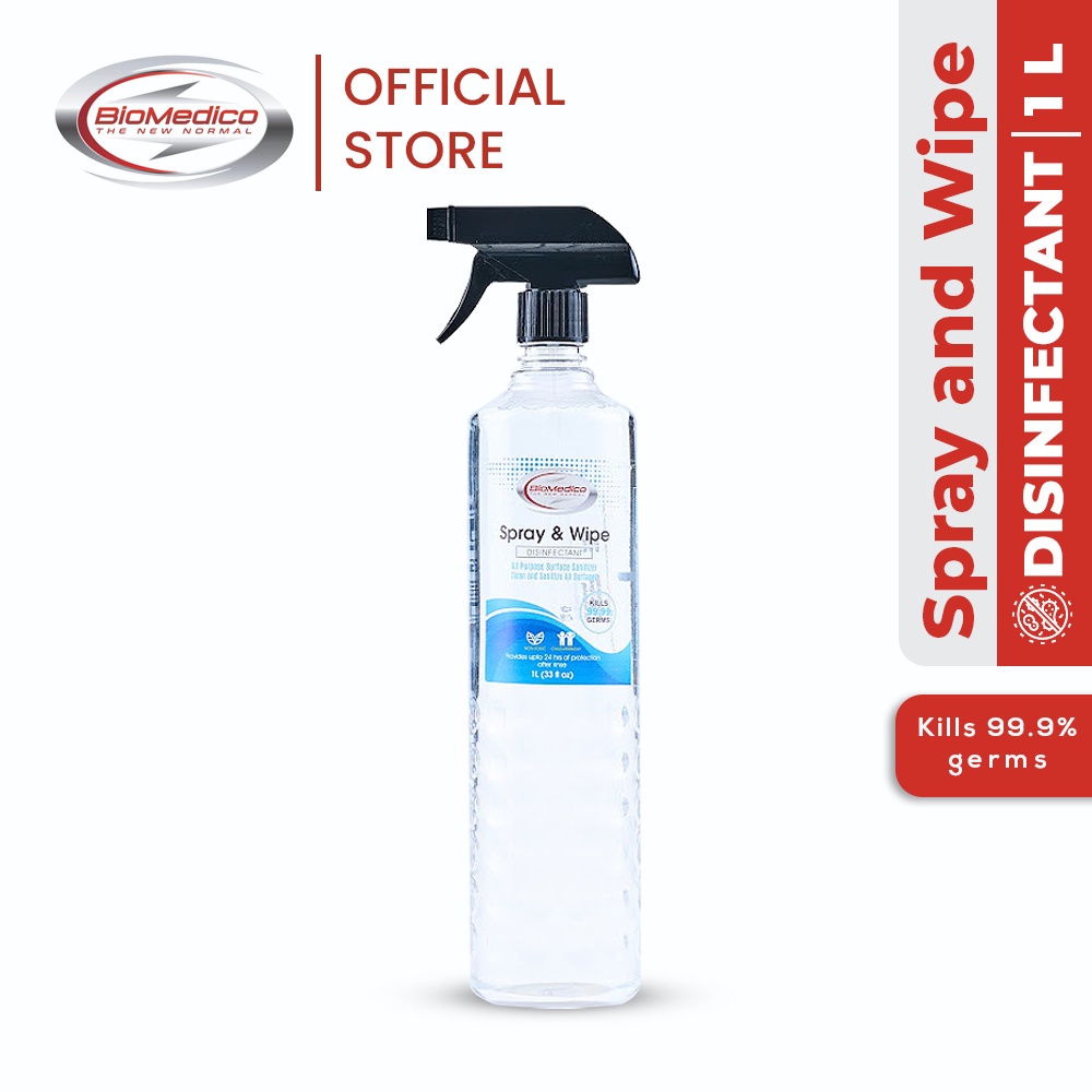 Biomedico Spray & Wipe Disinfectant (1L) Shopee Malaysia
