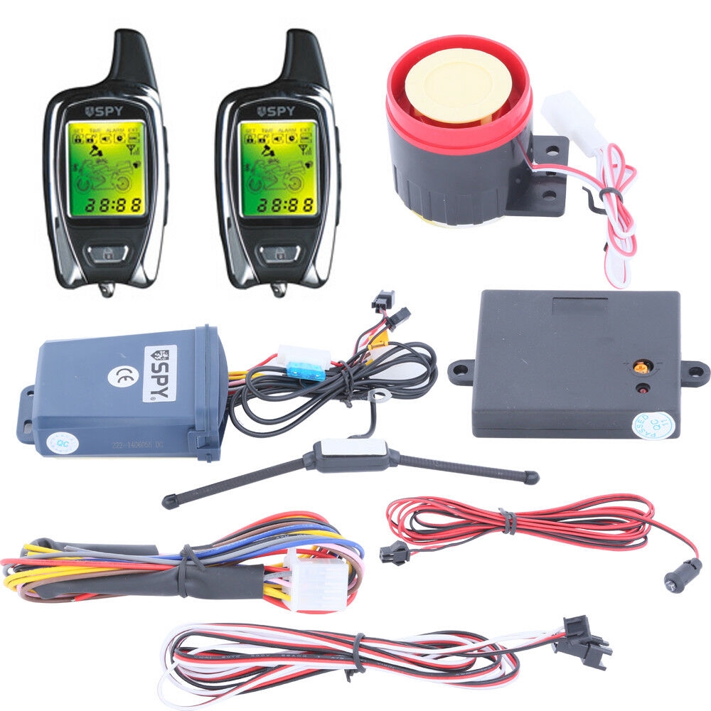 2 way motorcycle alarm system