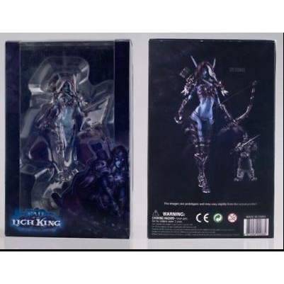 World of Warcraft Forsaken Queen Sylvanas & Lich King Arthas Lot 2 Figure Set 