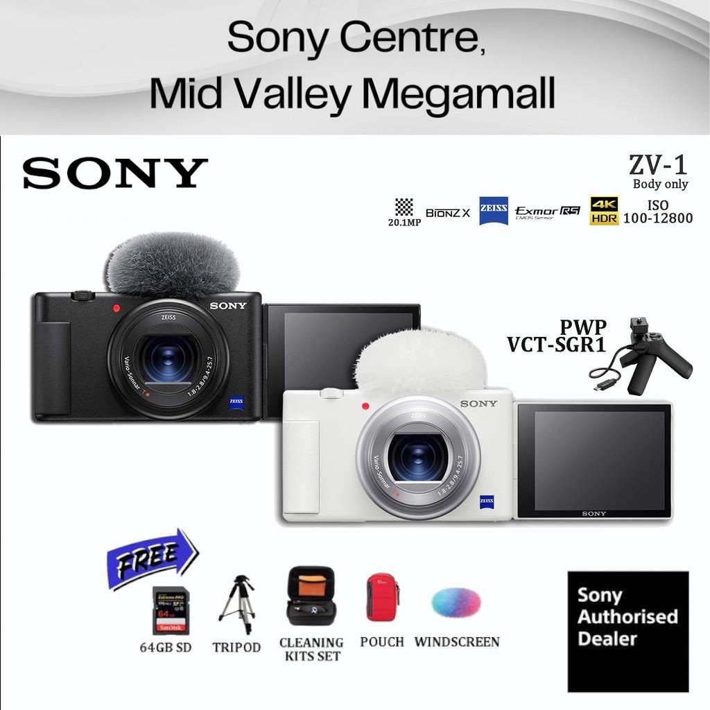 Sony ZV1 ZV1 Digital Camera Shopee Malaysia