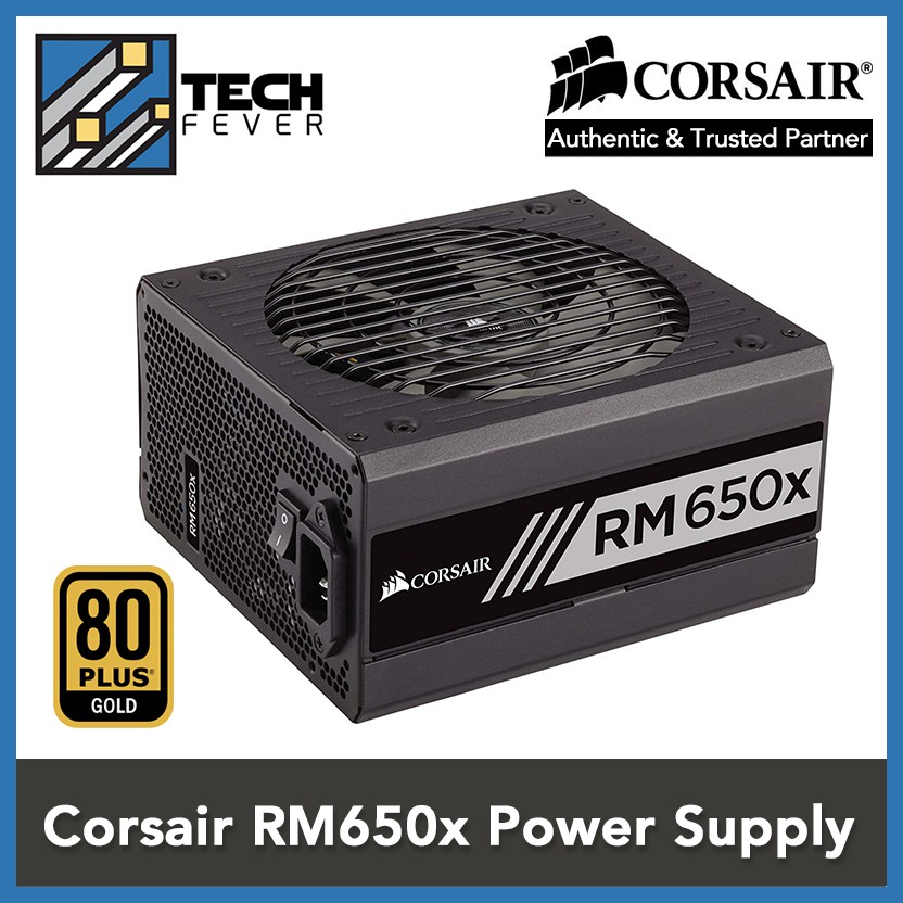 Original Corsair Rm650x Cp Uk 650w Gold Fully 135mm Power Supply Shopee Malaysia