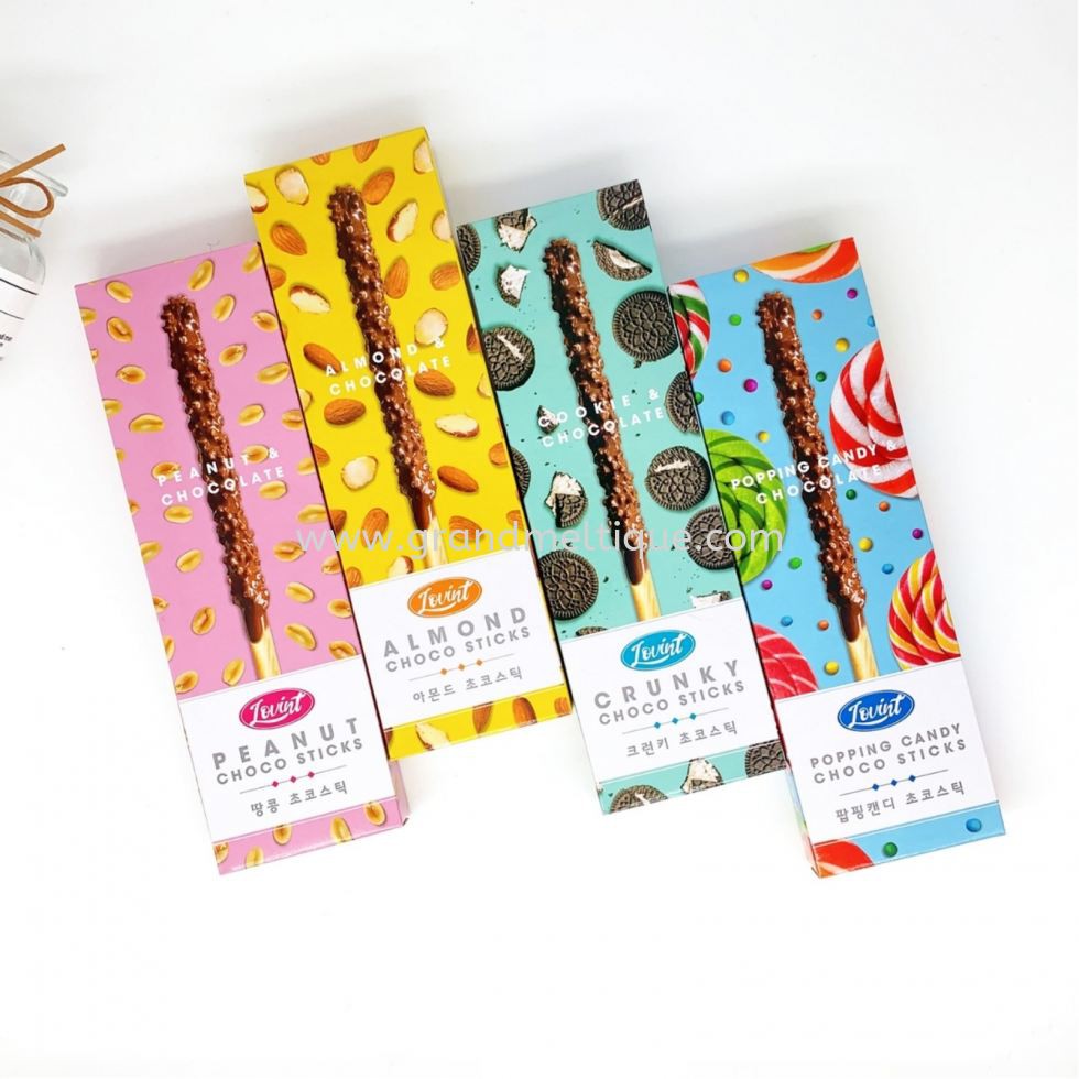 【韩国进口】Lovint Choco Stick 54g Halal Popping Candy / Almond / Peanut