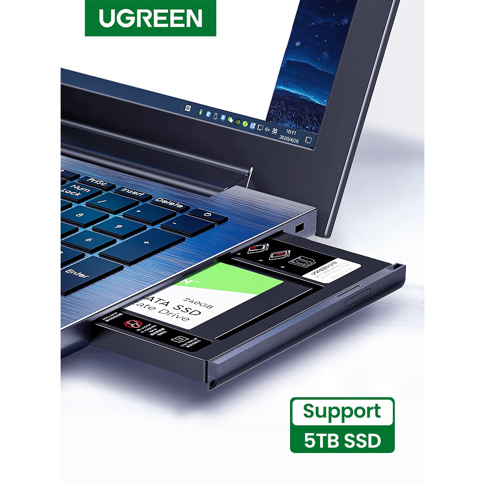 ugreen-hdd-caddy-9-5mm-universal-sata-3-0-hdd-caddy-for-2-5-5tb-ssd