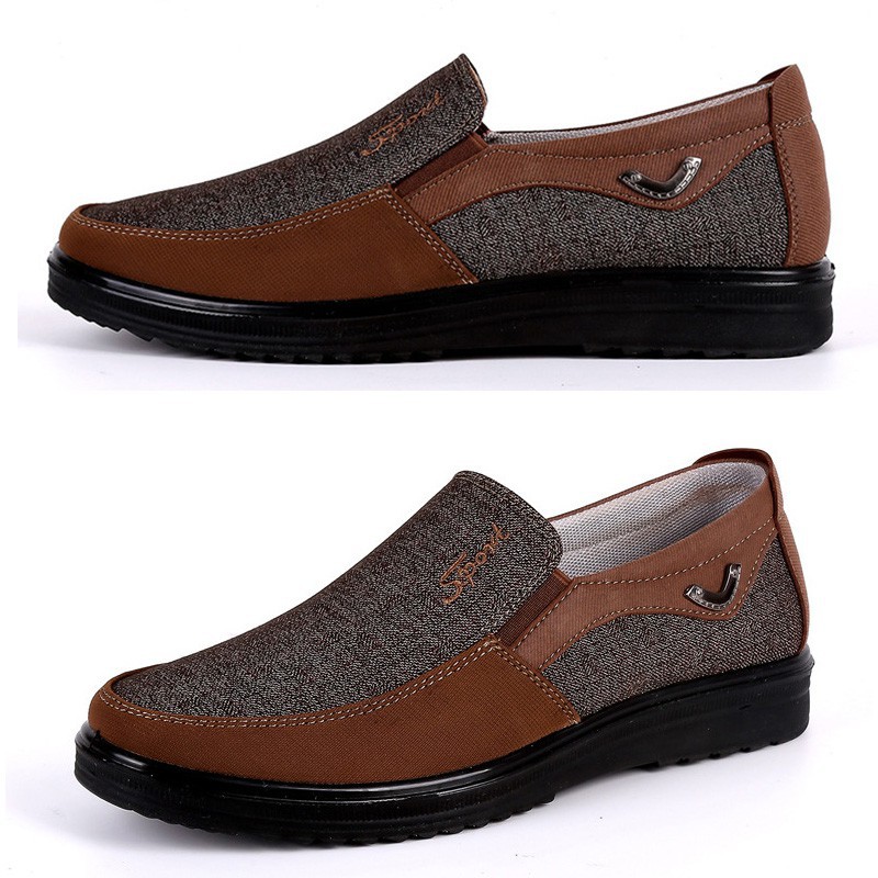 men large size old beijing style casual cloth shoes
