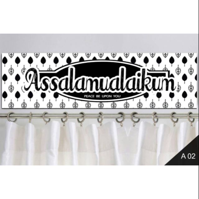 Khat Assalamualaikum Vintage A02 Free Pos Sm