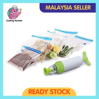 MONSTER Vacuum food storage bag transparent food sealed bag food bag storage bag