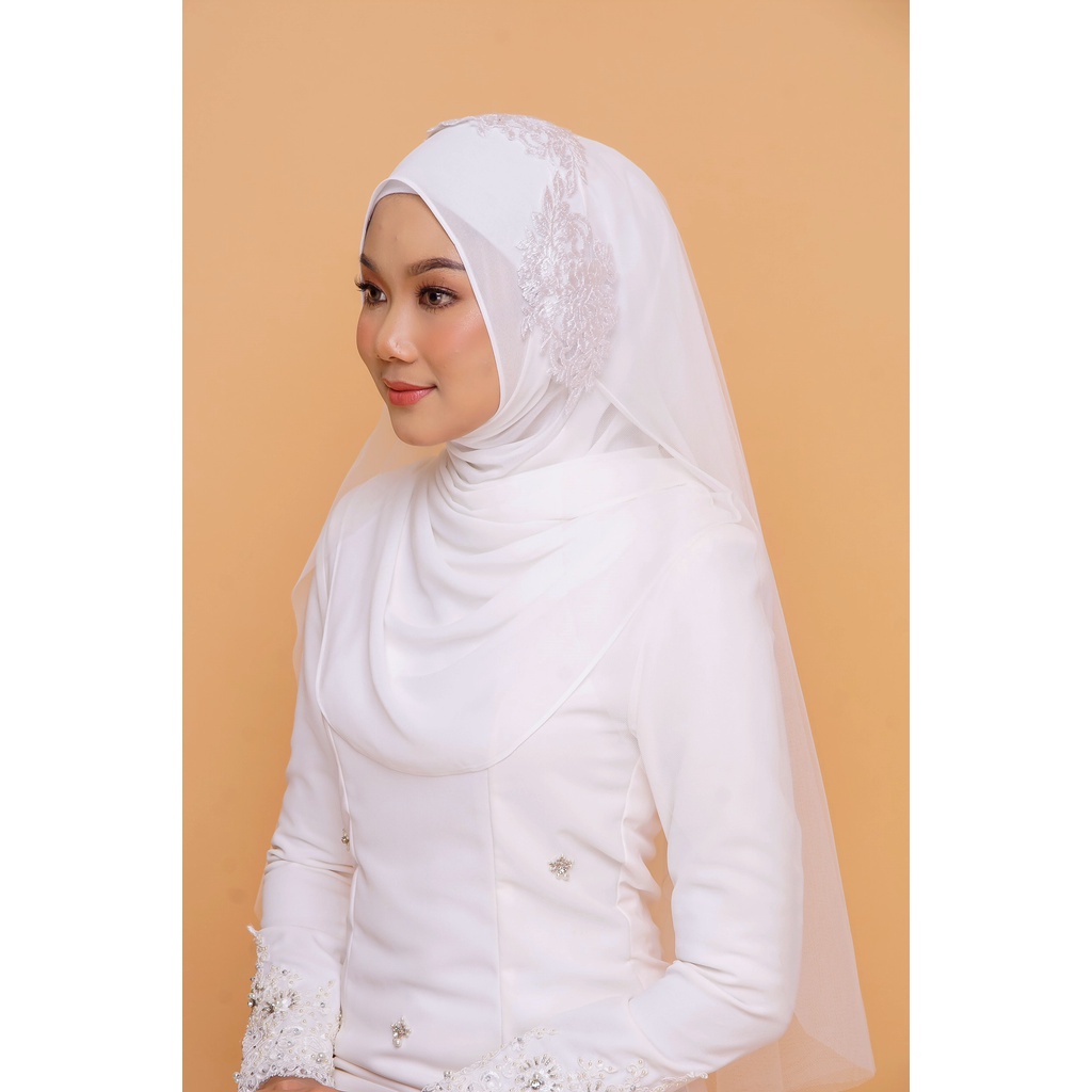 [READY STOCK] Nia Veil by Adoria - Veil Pengantin Veil Nikah Veil Off ...