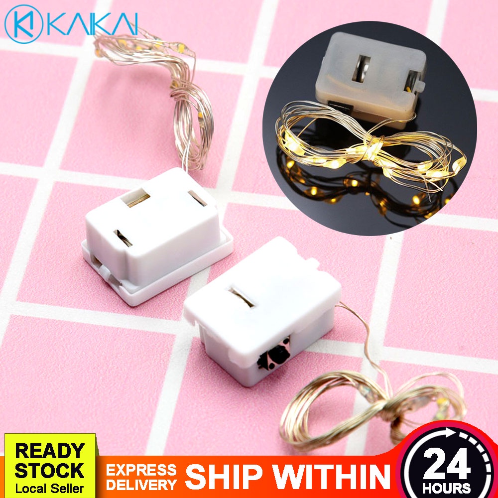 10/20 LED Light Strip 3 modes 1M 2M 3M String Fairy Lights Copper Wire Lamp Indoor Outdoor Decoration for Parties