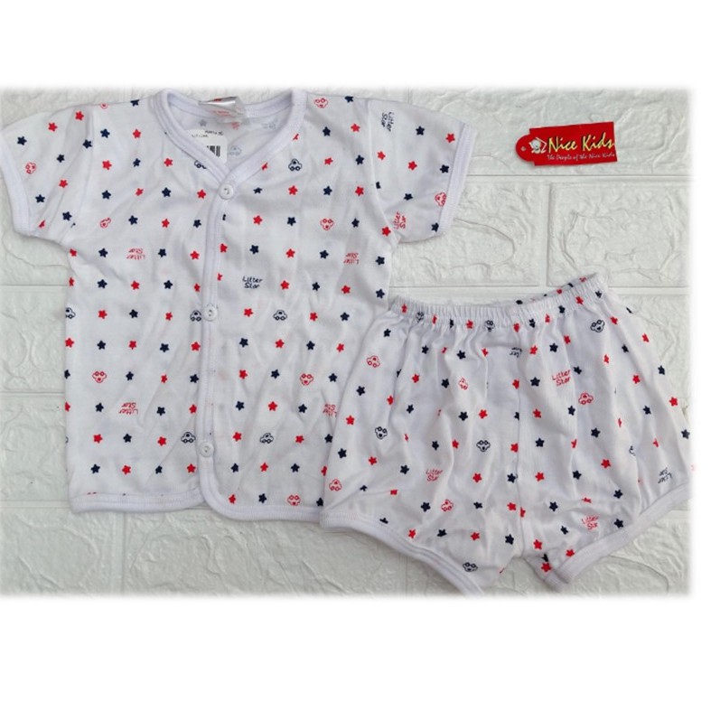  READY STOCK New Born 100 Cotton  Shirt  and Short Pants 