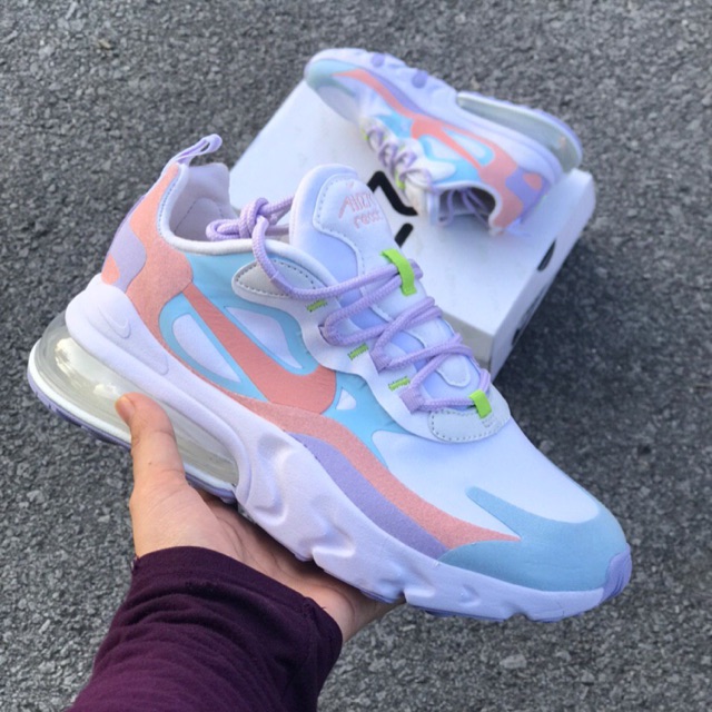 womens air max 270 react sail coral stardust