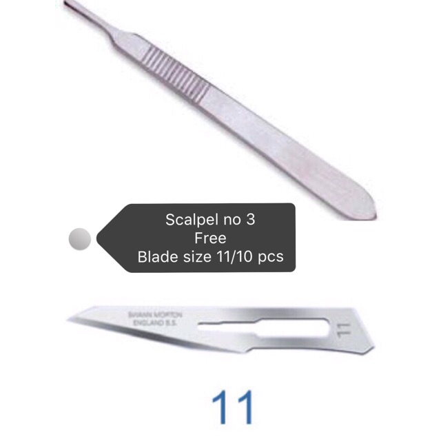 size 11 scalpel blades