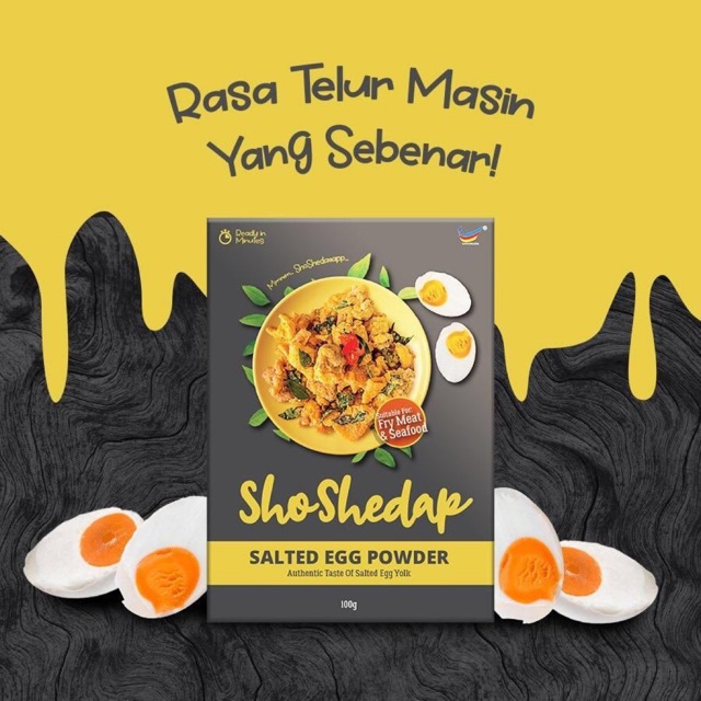 SHOSHEDAP SALTED EGG POWDER RASA TELUR MASIN SEBENAR 