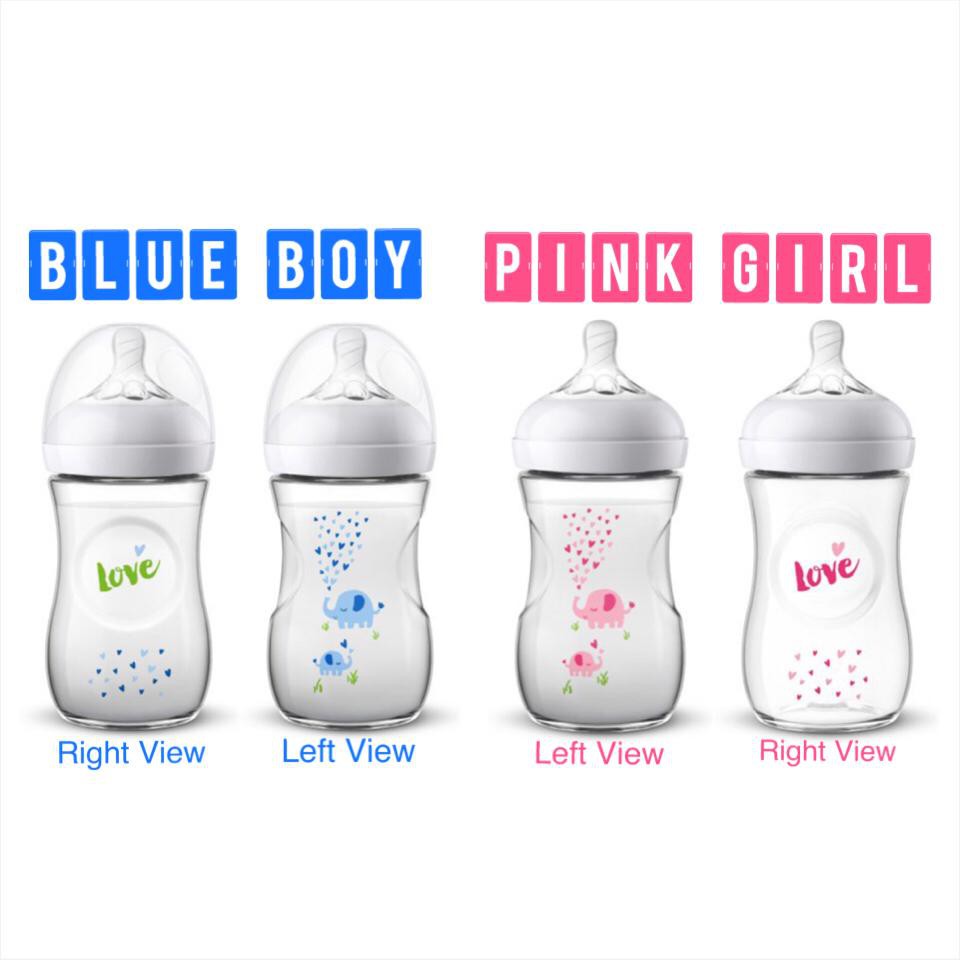 avent pink elephant bottles