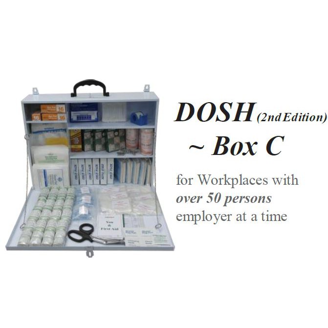 DOSH First Aid Box Kit A, B, C (DOSH 2nd Edition) / DOSH First Aid Box