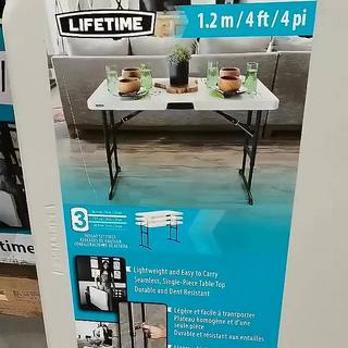 Costco Lifetime Height Adjustable And Foldable Table Outdoor Table   998215e7f2ba607f00ce780ead178b02 Tn