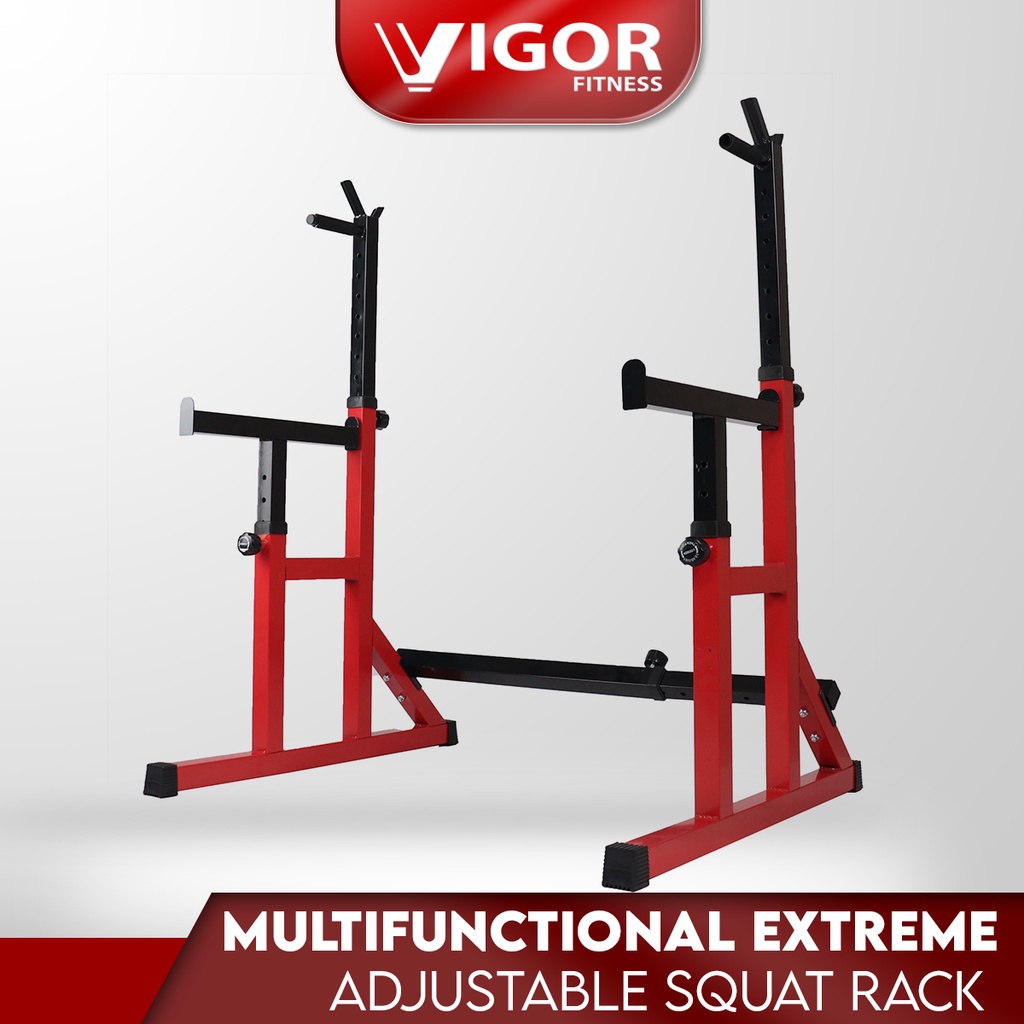 Vigor Fitness Multifunctional Extreme Adjustable Squat Rack | Shopee ...