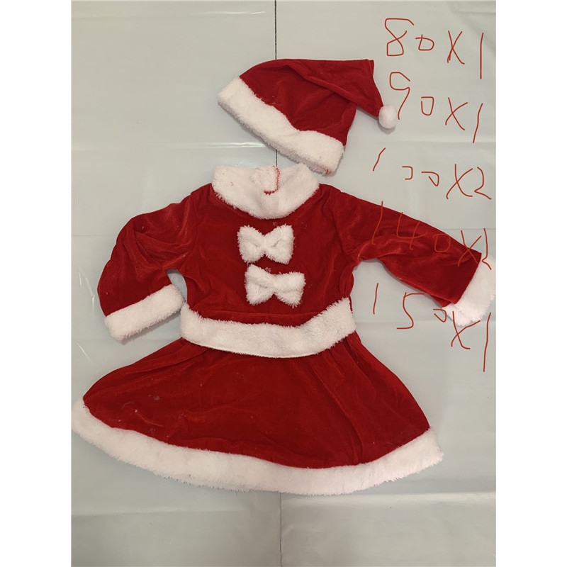 santa claus dress for baby girl