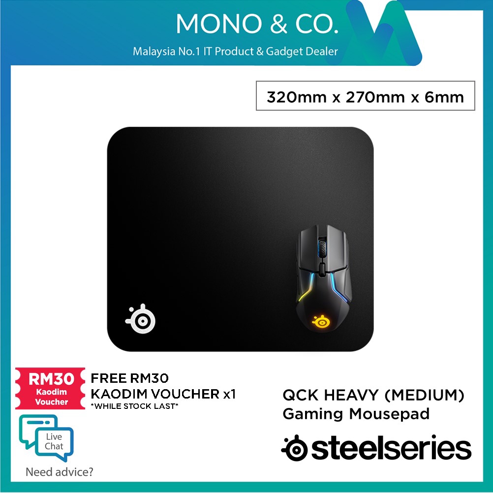 Steelseries Qck Heavy Gaming Mouse Pad Medium Mouse Pad 636 Edition Shopee Malaysia