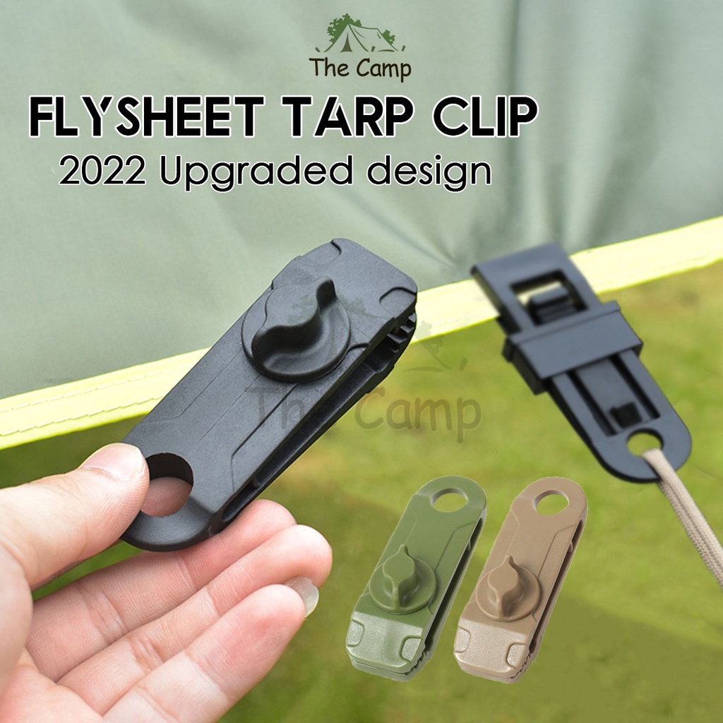 Heavy Duty Flysheet Clip Tarp Tent Crocodile Clip Shark Clamp Outdoor Tarpaulin Clips Awning Paracord Rope