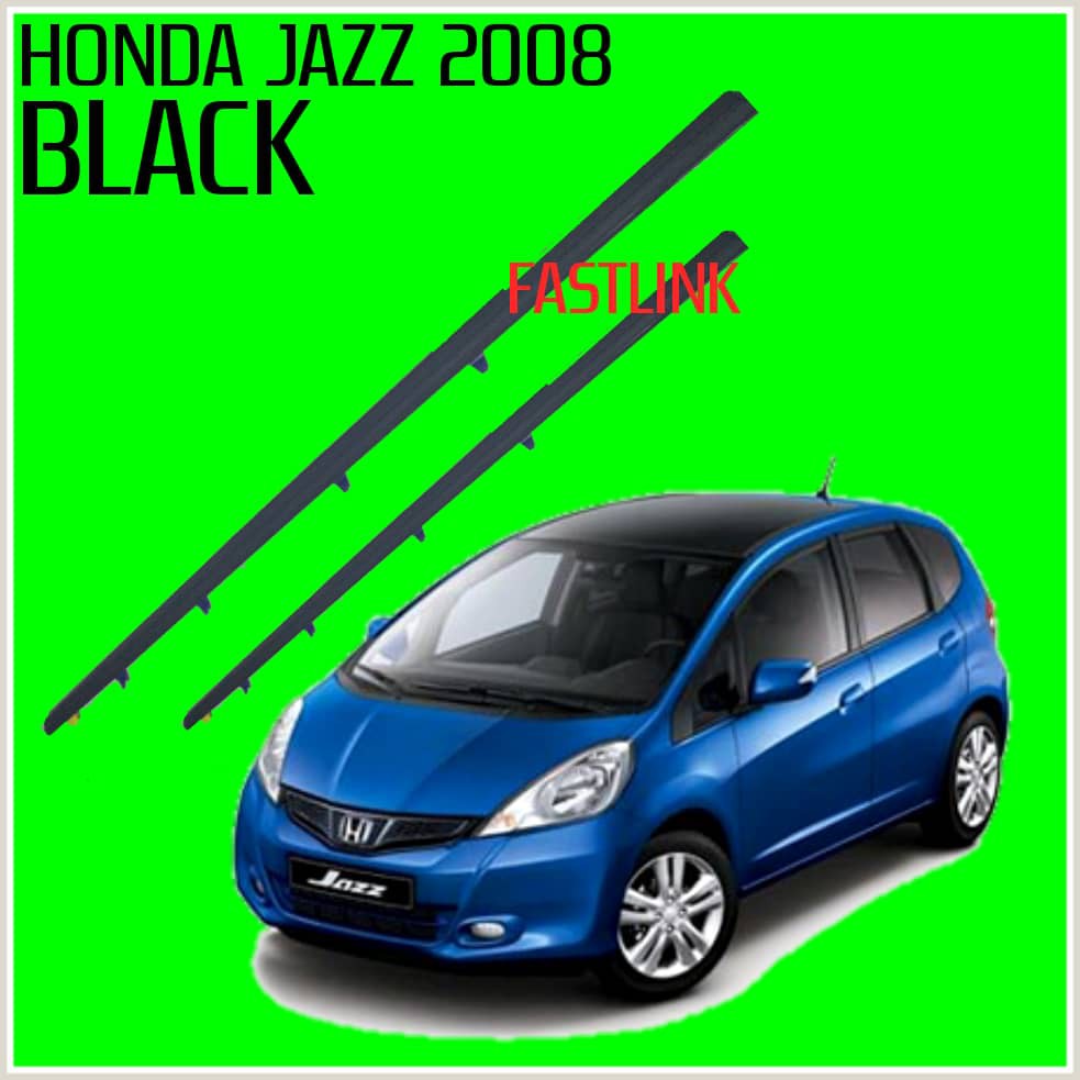 Honda Jazz 2008 Moulding Door Glass Outer Getah Luar Cermin Shopee Malaysia