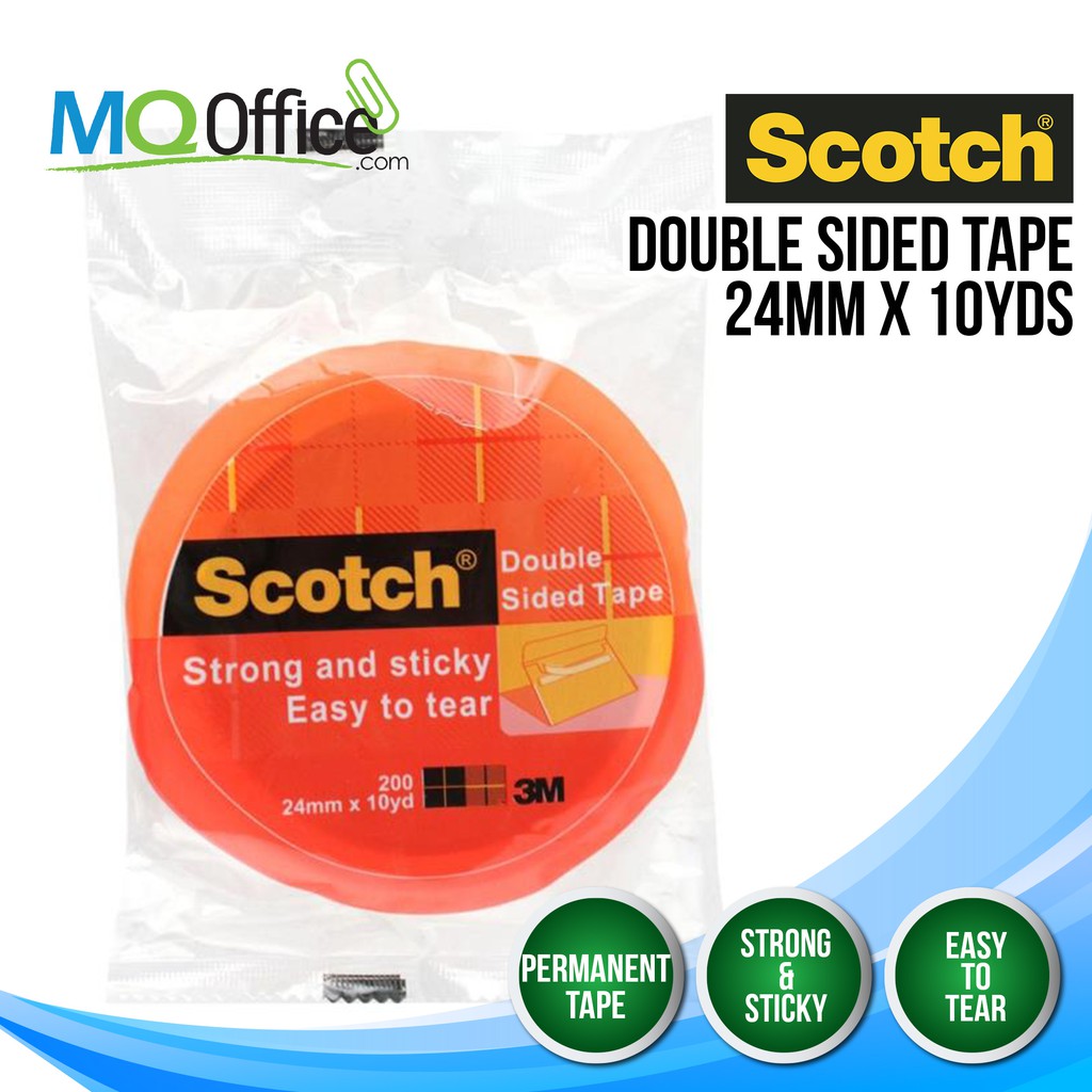 3M Scotch 200 Double Side Tissue Tape Easy Tear Senang Koyak Scotch ...