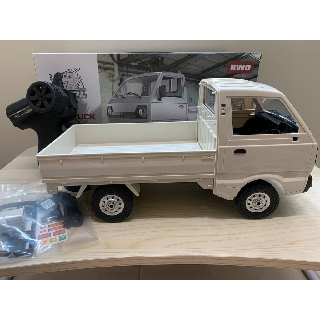 WPL D12 Lori Ikan 1/10 Suzuki Pickup Kei Truck Trak Drift 2.4ghz Remote