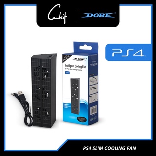 【 5.5 SALE 】DOBE PS4 SLIM Cooling Fan PS4 SLIM 3 Fan High Speed Cooling Fan Interligent Cooling Fan