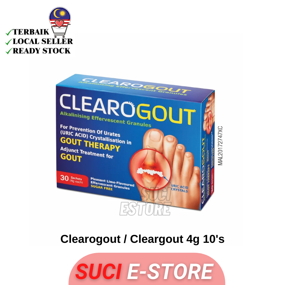 Buy Clearogout Cleargout 4g 10 S For Gout Exp May 2024 Seetracker Malaysia