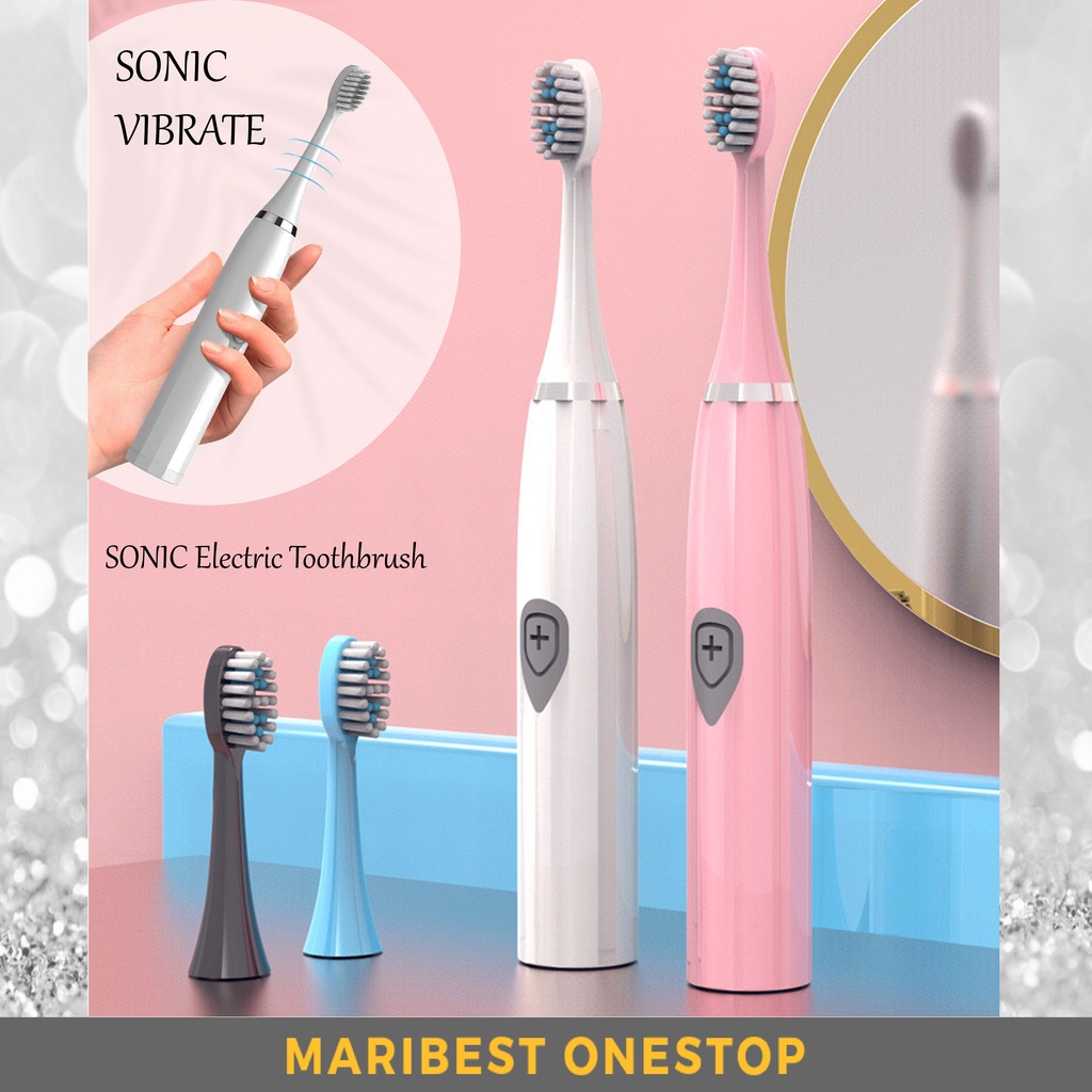 SONIC ELECTRIC TOOTHBRUSH USB Rechargeable Toothbrush IPX 7 Waterproof Automatic Vibration Brush