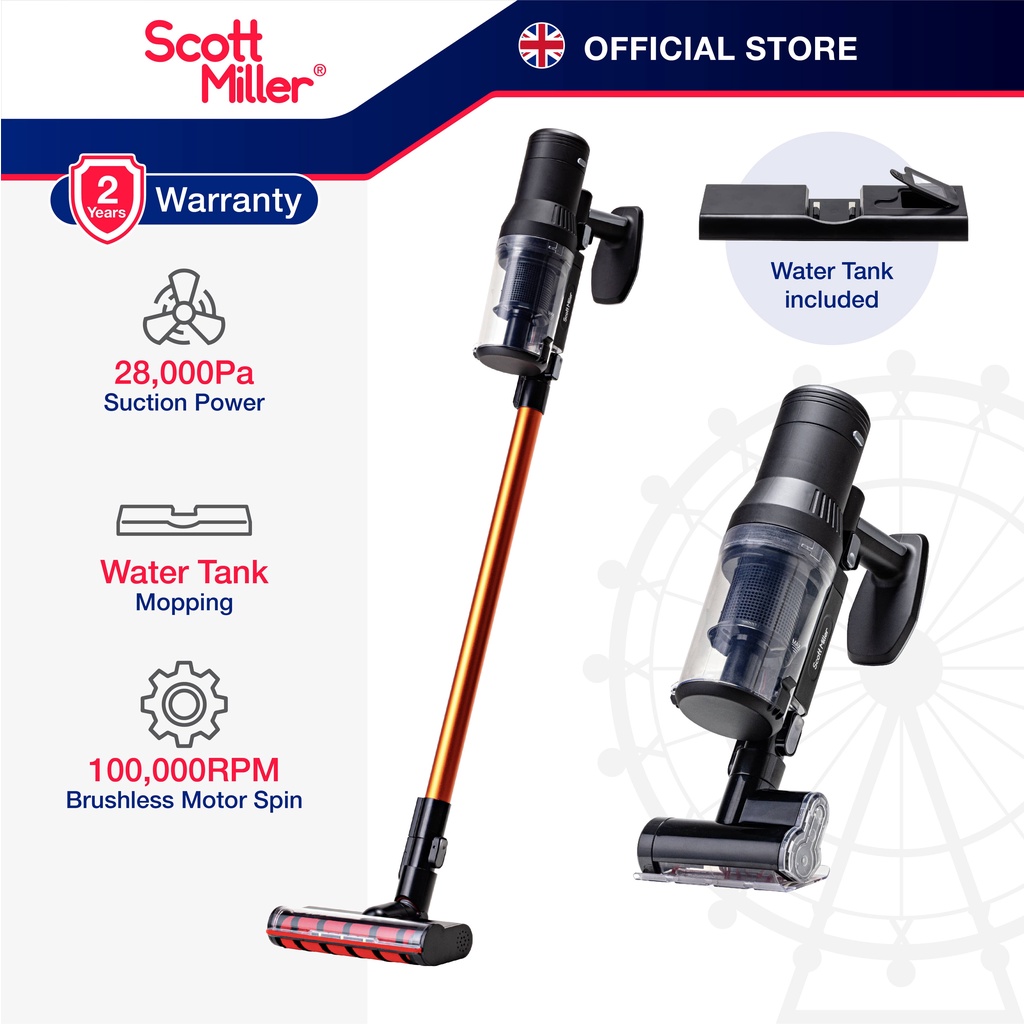 Scott Miller Cordless Vacuum Cleaner SMV8000 Brushless Powerful Motor
