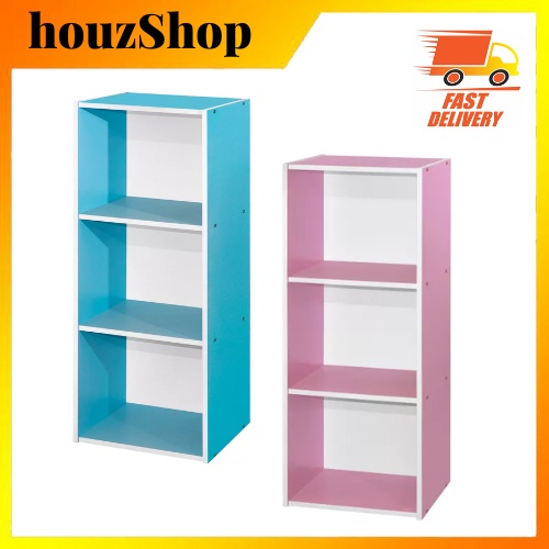 rak buku cube bookshelf book storage color box bookcase l