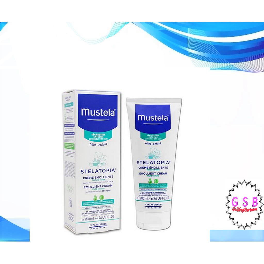mustela stelatopia emollient balm 200 ml