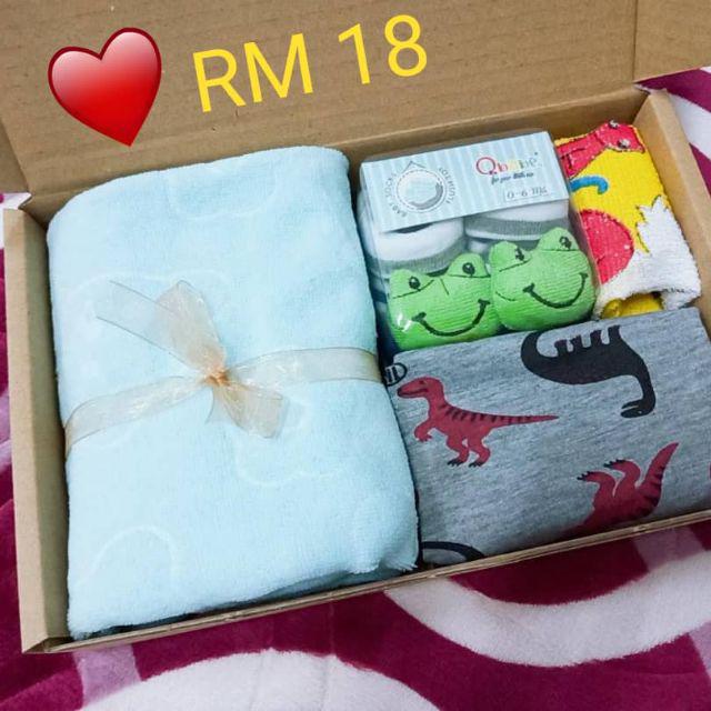 Baby Gift Box Ready Stock Hadiah Untuk Baby Dalam Kotak Shopee Malaysia