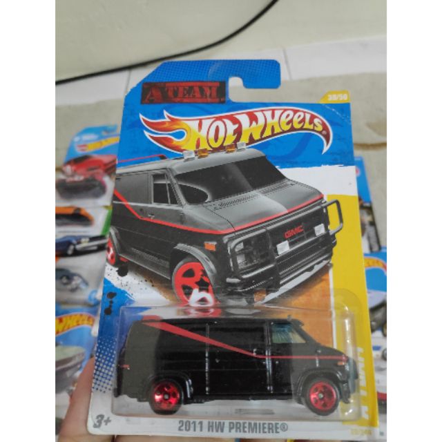 hot wheels a team van