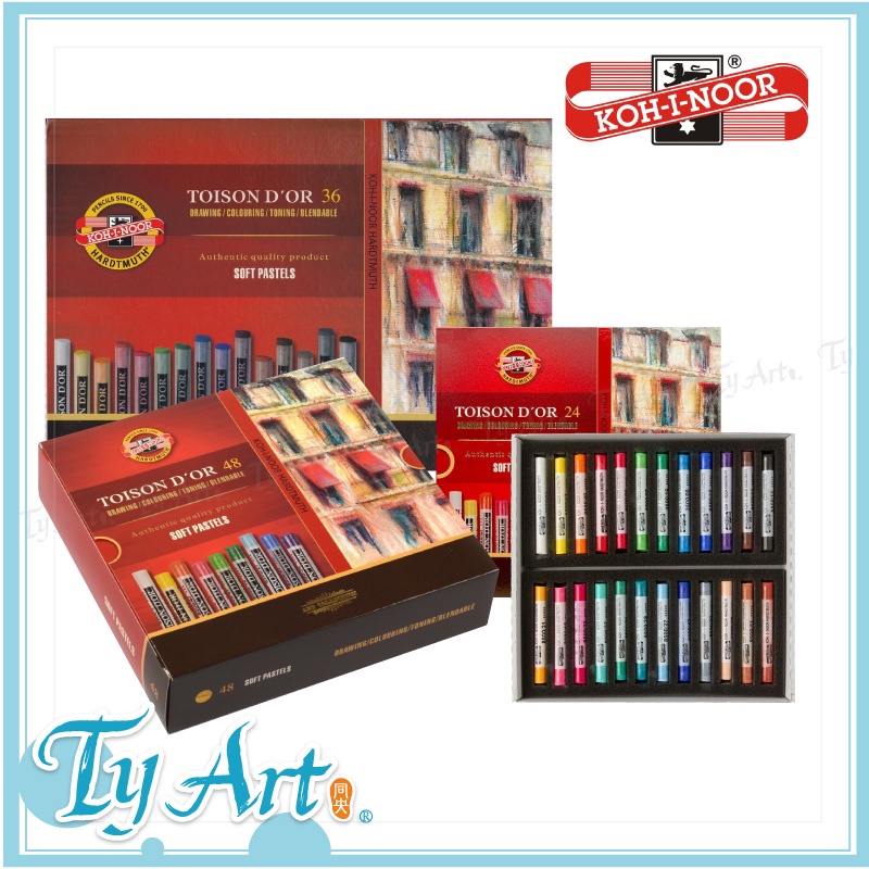 Tongyang Art Online Shopping KOH-I-NOOR Czech [24/36/48] Color Soft Pastel