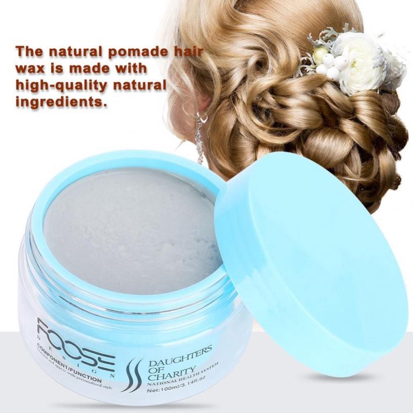 100ml Natural Hair Wax Water Based Hair Styling Pomade Hair