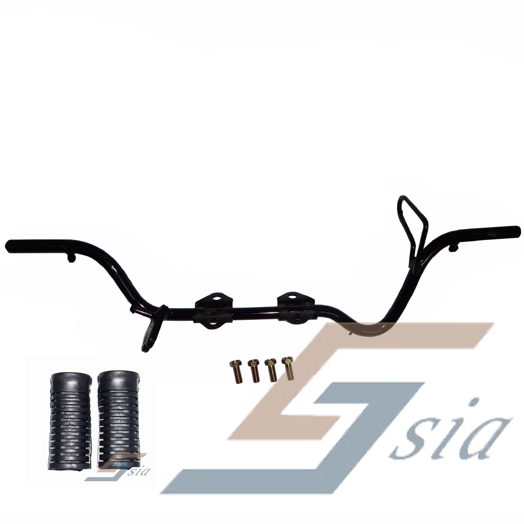 Honda Wave Dash 110/ Dash New Front Foot Rest Bar with Rubber Set